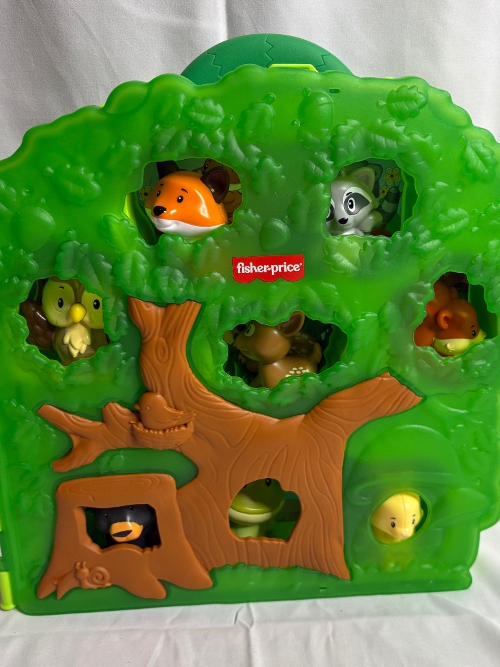 Little People Toddler Toy Forest Friends Carry Case Playset with Animal Figures